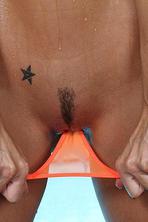 Laura Lee Orange Bikini 06