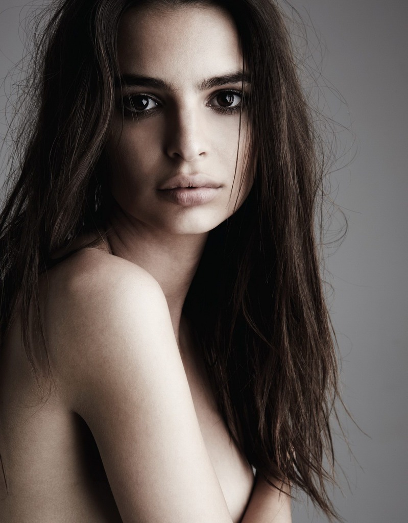 Emily Ratajkowski in a Fashion-Editorial Nude Set - photo 2