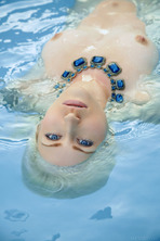 Beautiful Blonde Janelle B  Poses Naked 16