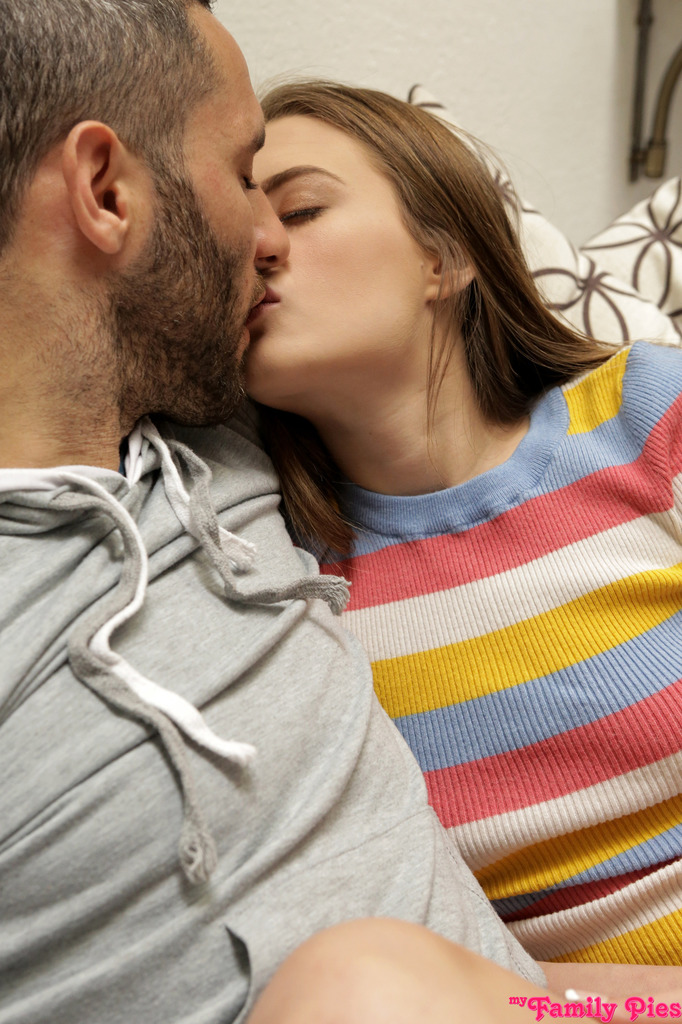 Rainbow Crop Top in a Don’t-Tell-Daddy Roleplay - photo 1