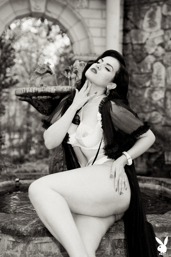 Three-Woman Playboy Mix from Dressing Room to Outdoors photo 19