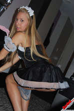 Rachel Sexton Naughty Maid Strips 01