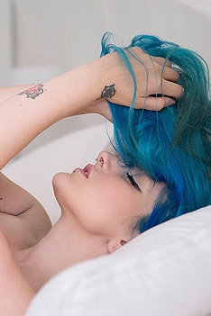 Blue Angel  With Color Hair