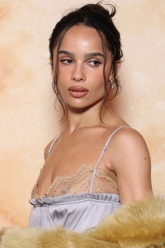 Zoë Kravitz In See Through Clothing At Paris Fashion Week!