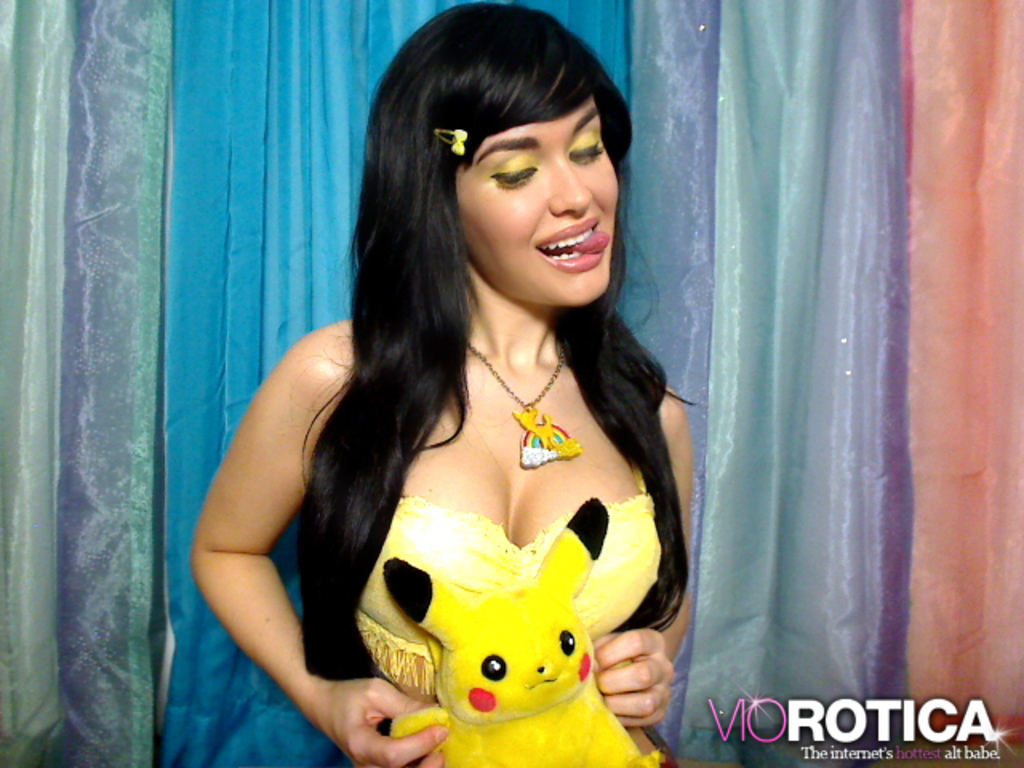 Viorotica Stripping With Pikachu 00