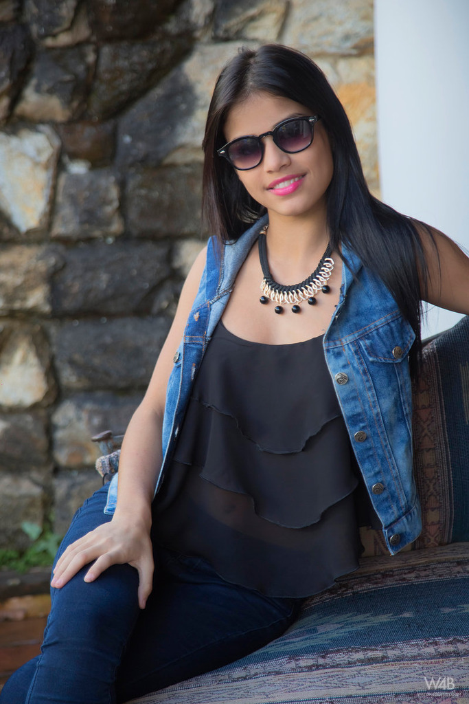Denisse Gomez on a Stone Terrace photo 2