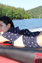 Lady On A Yacht 08